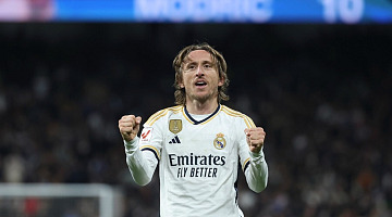 El croata Luka Modrić, capitán del Real Madrid.  Imagen tomada de Vos TV.