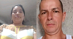 Reina Pérez Gómez y su agresor Gregorio Ortez Herrera.